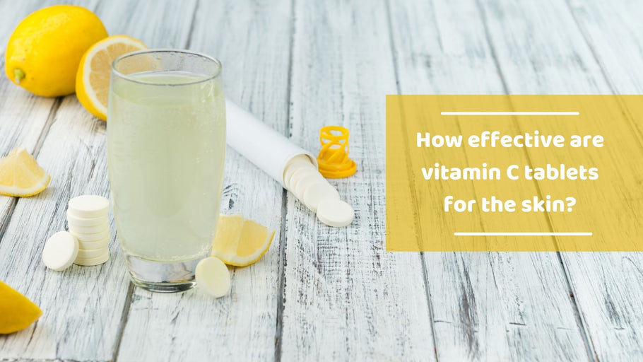 How effective are vitamin C tablets for the skin?