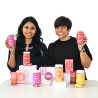 Hea Boosters' founders - Jhoomer Sinha and Karishma Chauhan